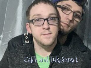 Caleb_and_LukeSunset